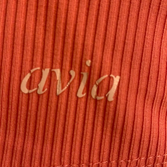 AVÍA TANGERINE ORANGE YOGA TOP WORKOUT SOORTS SIZE MEDIUM - Picture 4 of 11